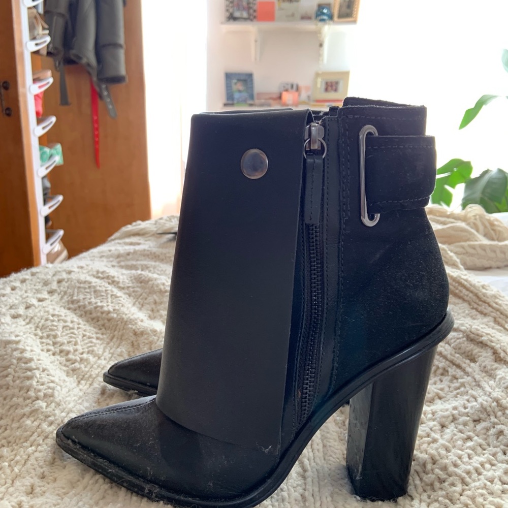 Tibi Black Heeled Boots